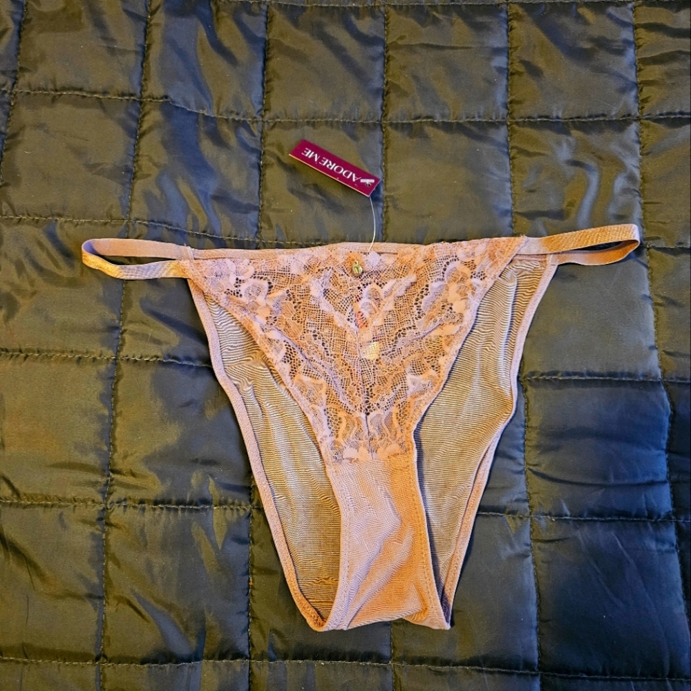 NWT Adore Me Elderberry Lace Bikini Womens Size S